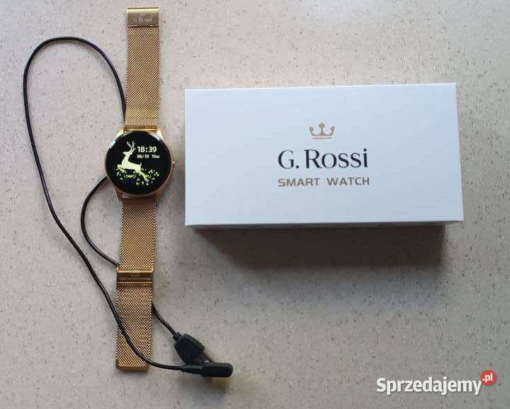 SMARTWATCH DAMSKI GROSSI ZŁOTY MESH TRYBY mazowieckie Raszyn