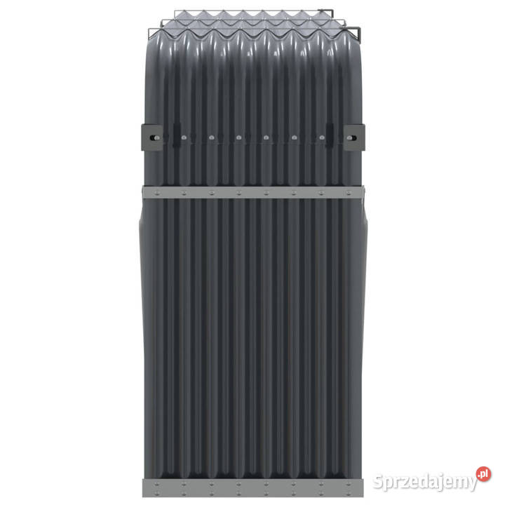 Stojak na drewno antracyt 180x45x100 stal mazowieckie Warszawa