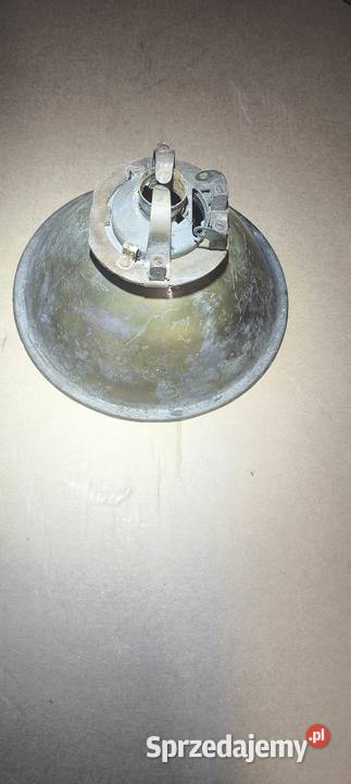 Odbłyśnik mosiężny oprawką żarówki 160mm ursus Lutoryż