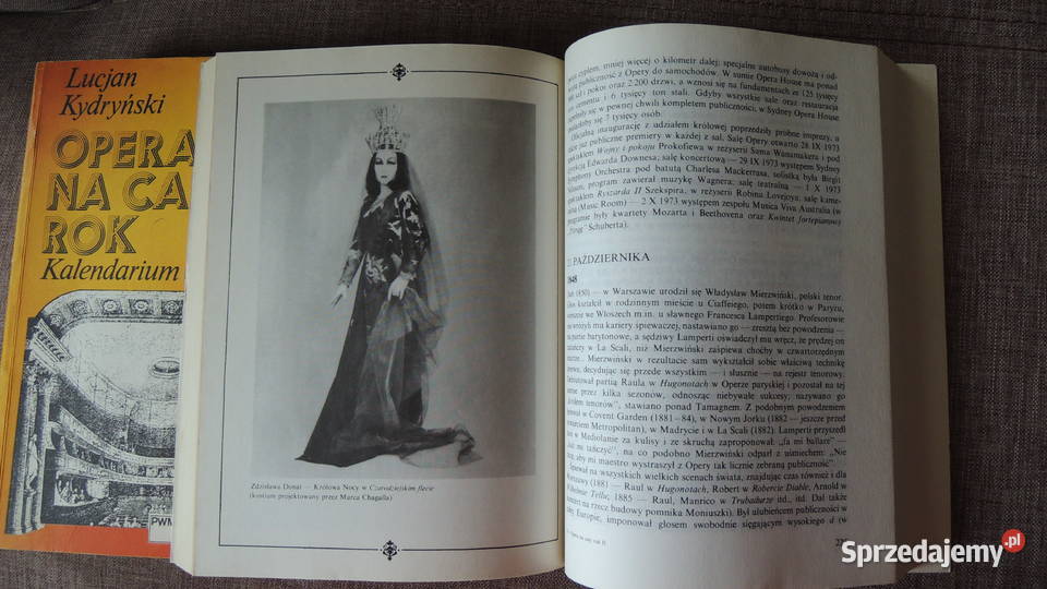 Opera na KalendariumLucjan Kydryński Pozostałe Białystok sprzedam