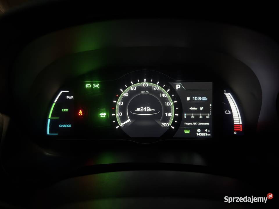 Hyundai Ioniq 28 kWh Platinum wideorejestrator 120KM małopolskie Skawina