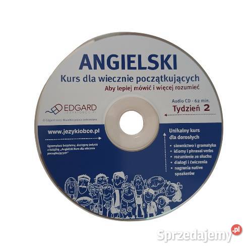 Angielski kurs dorosłych początkujących Edgard Legnica sprzedam