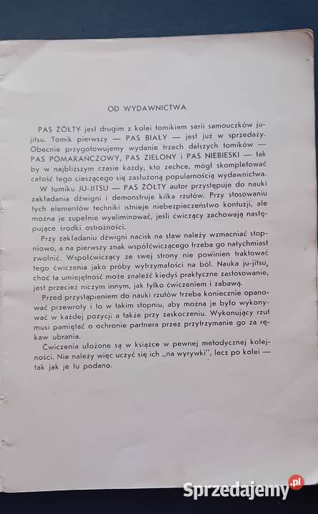 Fr van Haesendonck JuJitsu Pas żółty Sport i