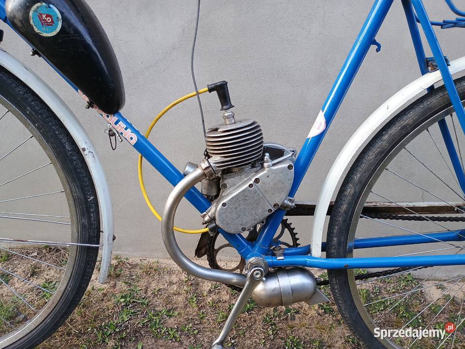 Rower z silnikiem KO D4 zabytkowy Kurzętnik