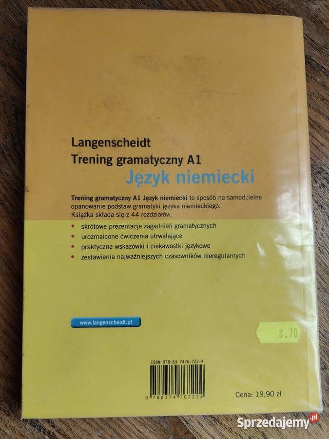 Langenscheidt Trening gramatyczny A1 j niemiecki Kraków sprzedam