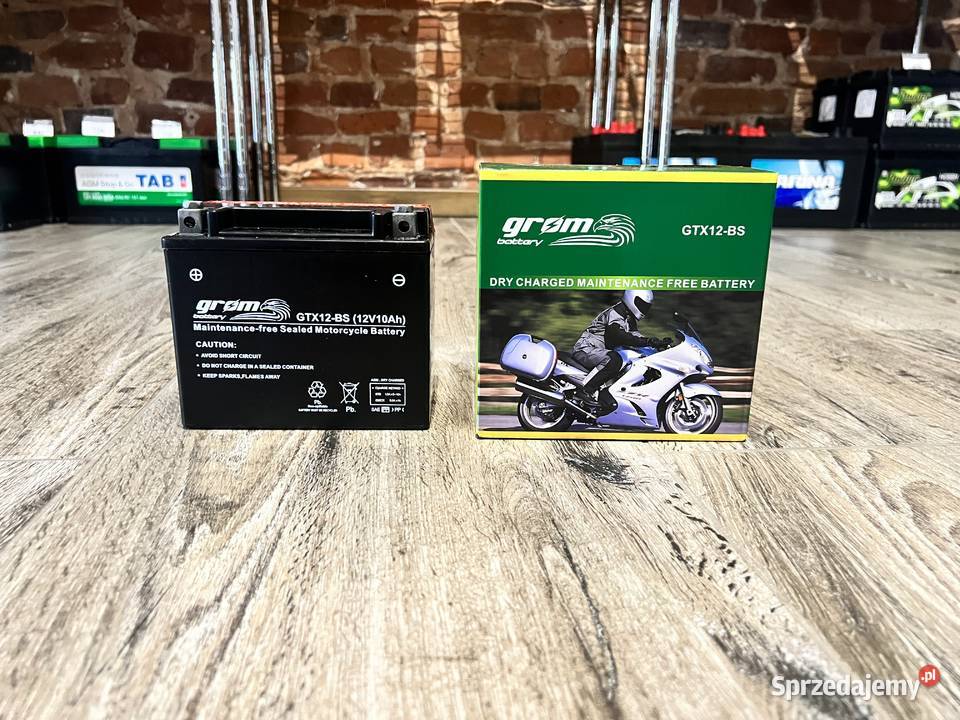Akumulator motocyklowy GROM GTX12BS YTX12BS 12V Rzeszów