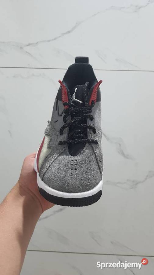 Buty sportowe Jordan Nike Szare z czerwonymi Suwałki