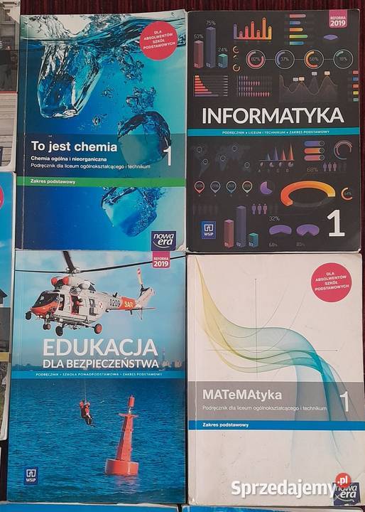 Komplet książki podręcznik do liceum Podręczniki Konstancin-Jeziorna