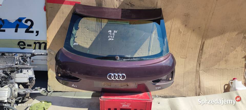 KLAPA TYLNA TYŁ AUDI A1 8X LY4S 3DRZWI 2010 R Przystajń sprzedam