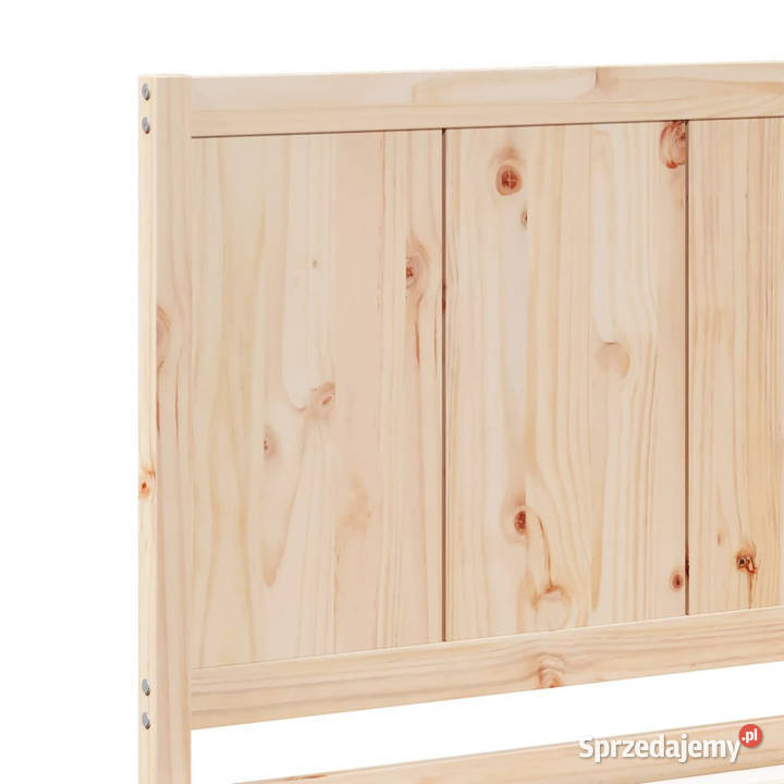 Dłuższe łóżko bez materaca lite drewno 100x210 mazowieckie Warszawa