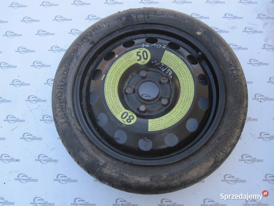 GOLF AUDI SEAT ALTEA koło dojazdowe 1257016 96M Kielce