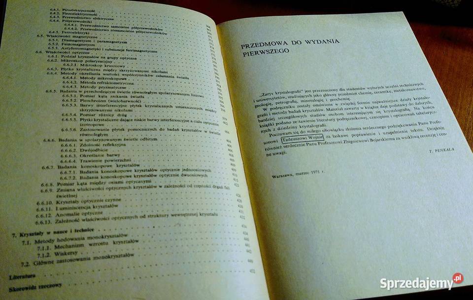 Zarys krystalografii Tadeusz Penkala1983 pomorskie Gdańsk