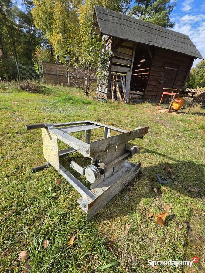 Stół stalowy napęd do maszyn pustaków błoczków Osiek