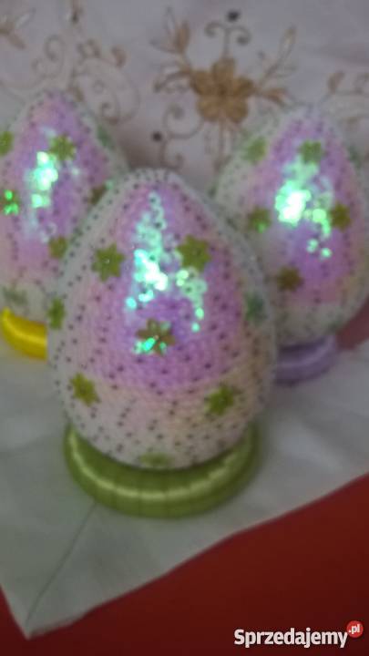 jajko pisanka styropian Wielkanoc 12 rękodzieło wielokolorowy Sierpc sprzedam