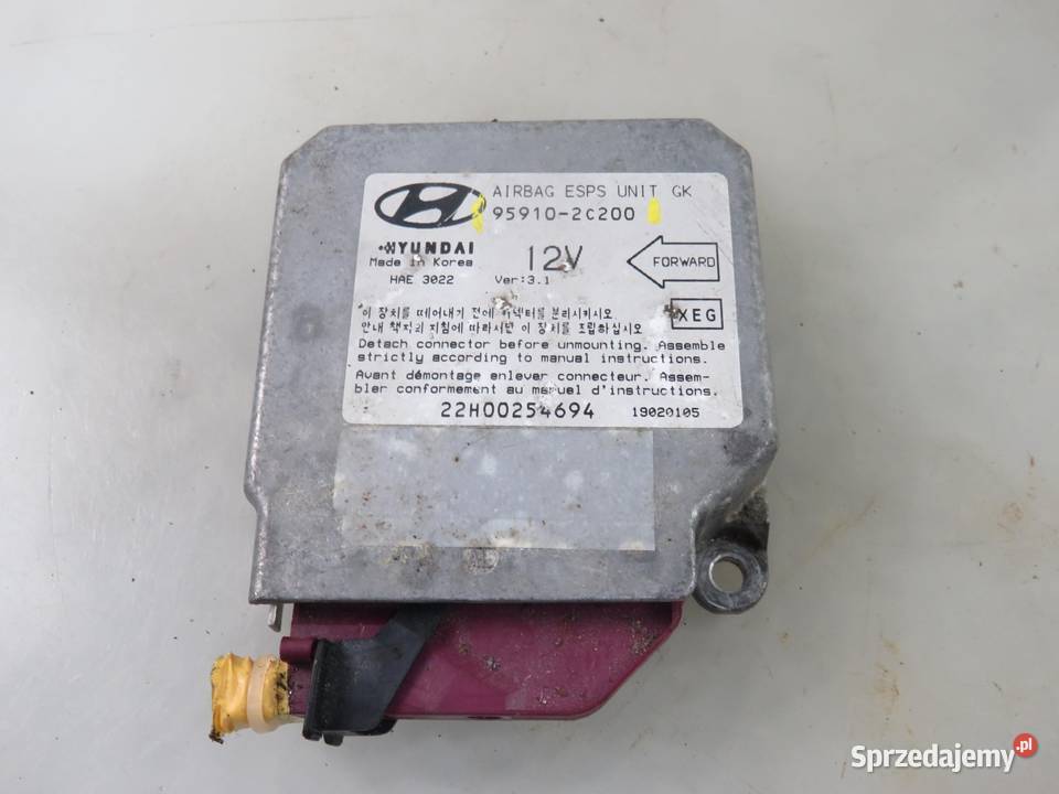 MODUŁ AIRBAG HYUNDAI COUPE II GK 959102C200 małopolskie sprzedam