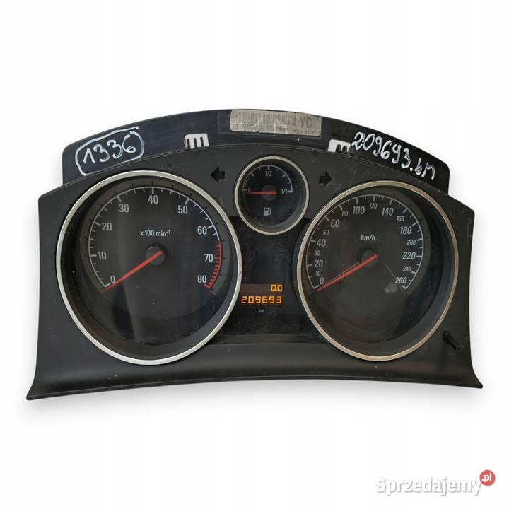 LICZNIK ZEGARY 13309002 YC Opel Astra H 16 18
