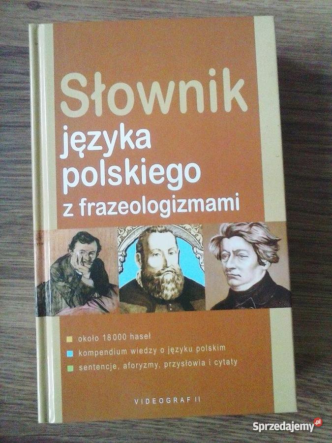 SŁOWNIK JĘZYKA POLSKIEGO Z FRAZEOLOGIZMAMI TANIO