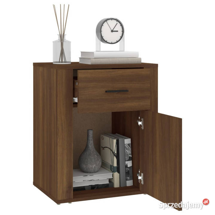 Szafka nocna brązowy dąb 50x36x60 WM816727