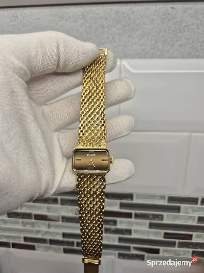 Zegarek damskiGlashtte Gold Plated Zegarki i Biżuteria śląskie Chorzów