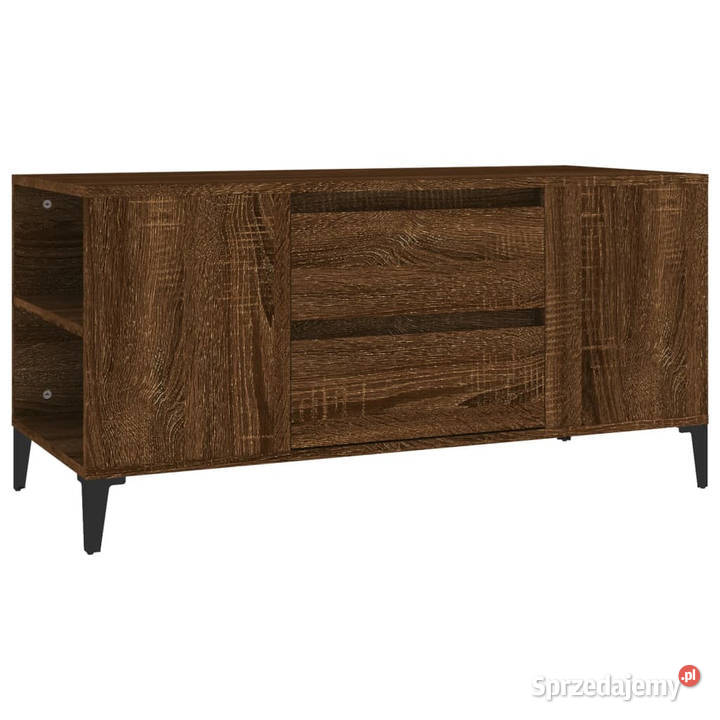 Szafka pod TV brązowy dąb 102x445x50 WM819611