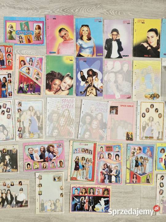 Duże karteczki a5 do segregatora Spice Girls Łomianki Dolne