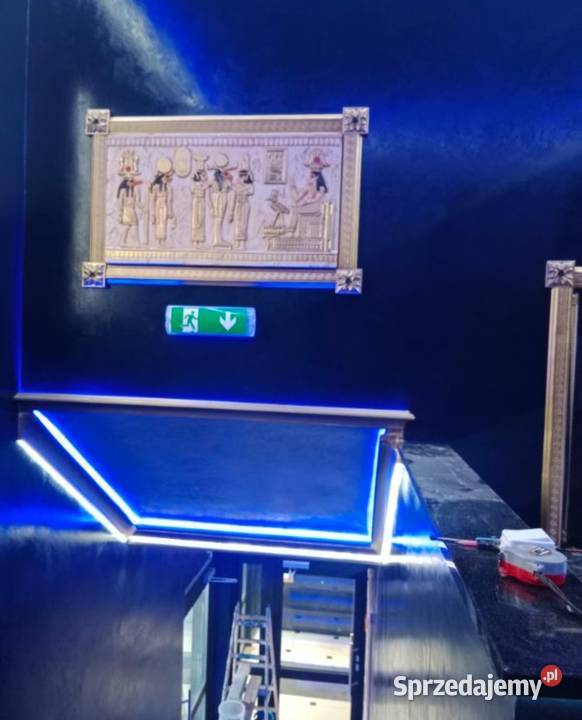 Płaskorzeźba Egipska Płaskorzeźby egipskie Egipt wielokolorowy