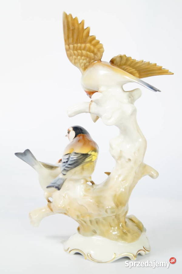 Figurka porcelanowa Hutschenreuther szczygieł wielkopolskie Gizałki