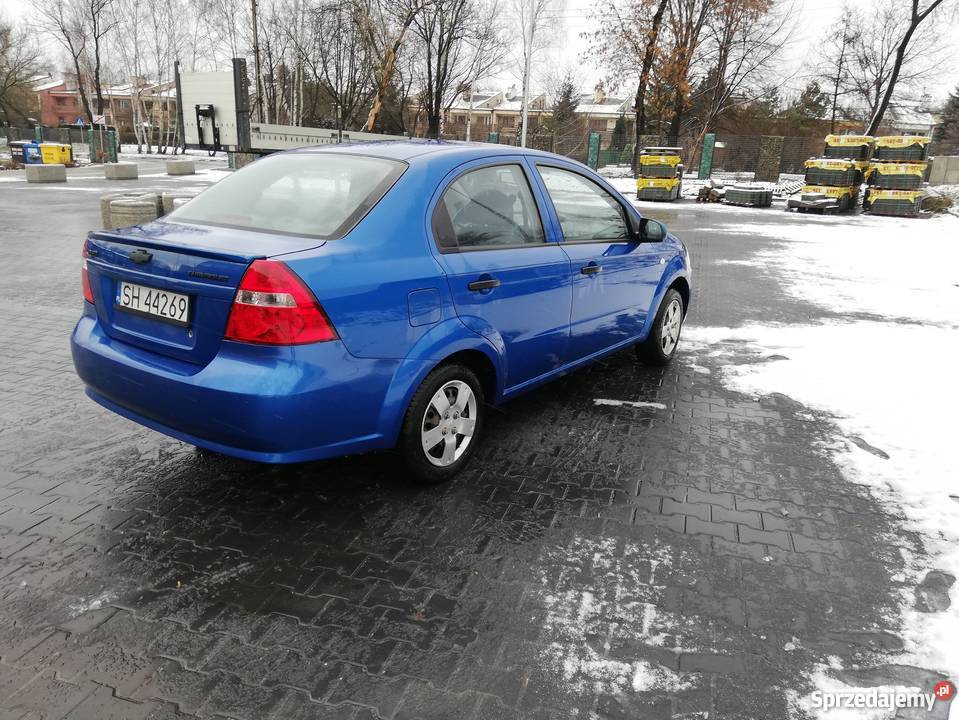 Chevrolet Aveo Sedan T250 12 benzyna 111 Polski śląskie