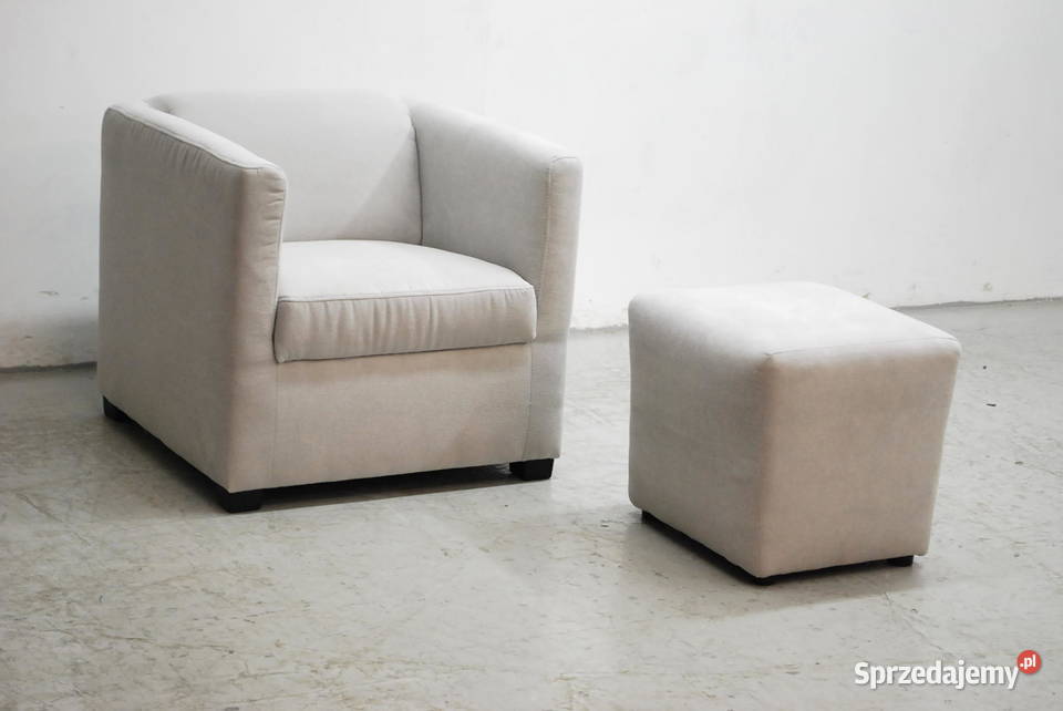 ONH WYGODNY FOTEL pufa OKAZJA salon Fotele i pufy wielkopolskie Poznań