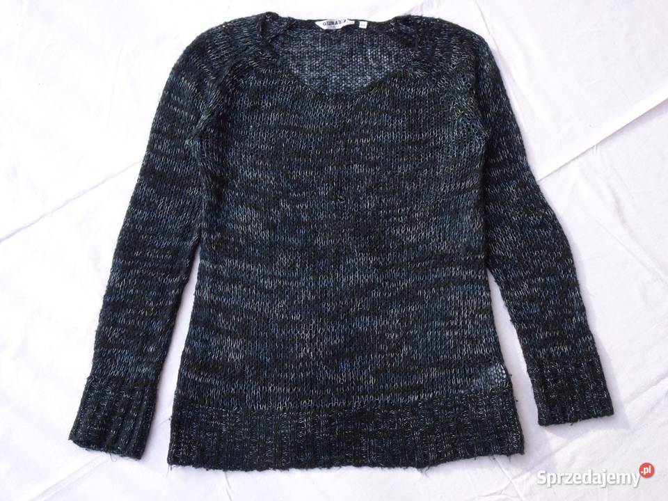 Look Sweter Sweterek Melanż 36 38 Wkładane przez głowę