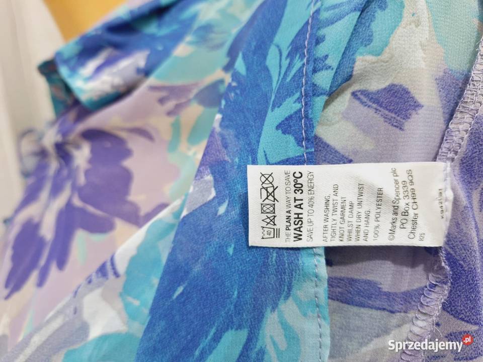 44 Zwiewna bluzka tiulowa z falbankanowa Bluzki i koszule Braniewo