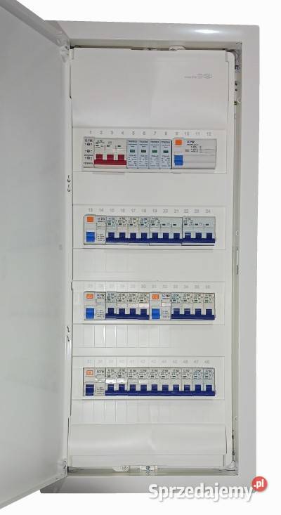 Rozdzielnia Hager z wyposażeniem 48mod Świdnica sprzedam
