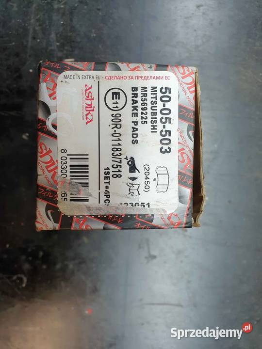 Zestaw klocków hamulcowych ASHIKA 5005503 Parczew