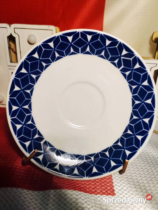 Trio porcelanowe Lettin filiżanka 2 talerzyki Wrocław sprzedam
