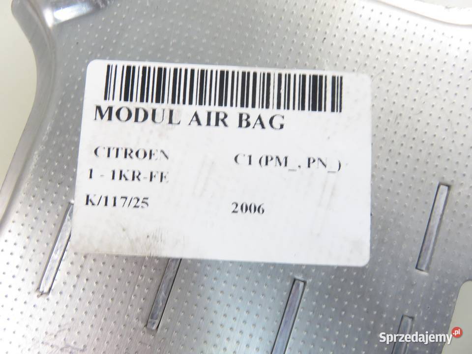 MODUŁ AIRBAG CITROEN C1 PM PN 26690111DM osobowe