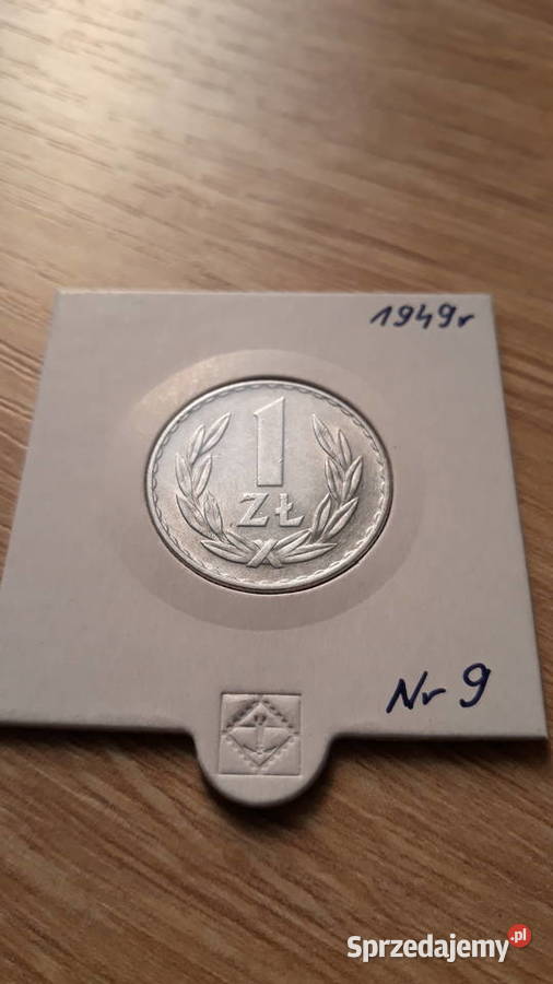 1 złoty 1949 r Aluminium 9 Mennicza Konin