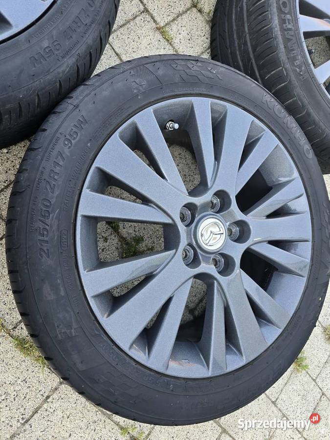 4 felgi aluminiowe ALU r17 7jx17 et60 5x1143 Opony i felgi dolnośląskie Legnica