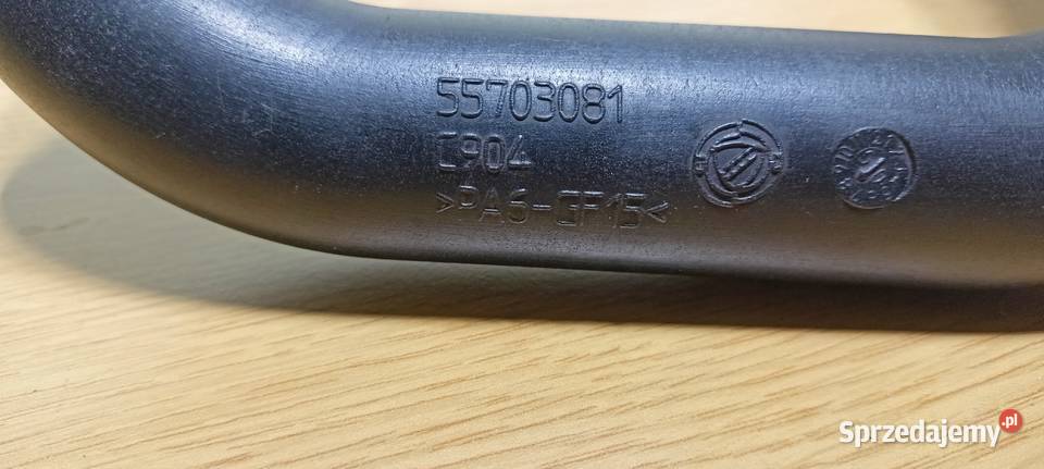 55703081 RURA WĄŻ TURBO INTERCOOLERA FIAT ALFA Układ chłodzenia Mietków