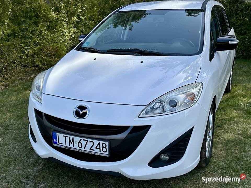 Mazda 5 16 piękna biała alufelgi hak 7 osobowa Bródek