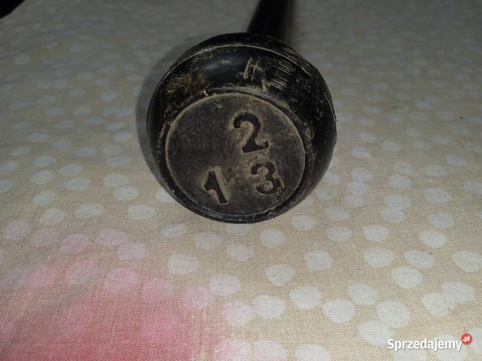 Rączka zamiany biegów z czasów PRLu Ursus 385 Pruszcz Gdański