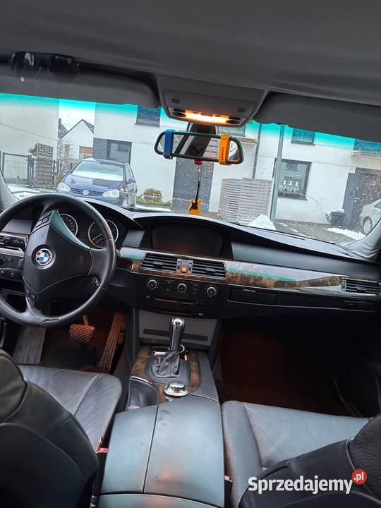 Bmw 5 E60 30d M57 sedan sprawna elektrycznie ustawiane fotele Seria 5 Siechnice sprzedam