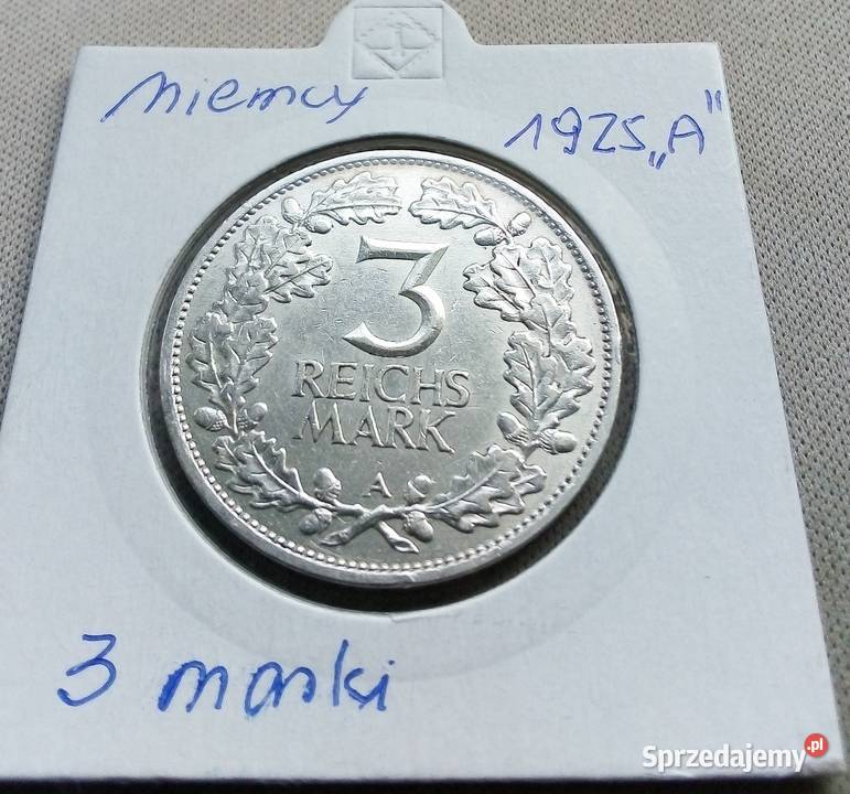 NIEMCY3 MARKI1925 rA SREBRO 500 1000 LECIE mazowieckie Legionowo
