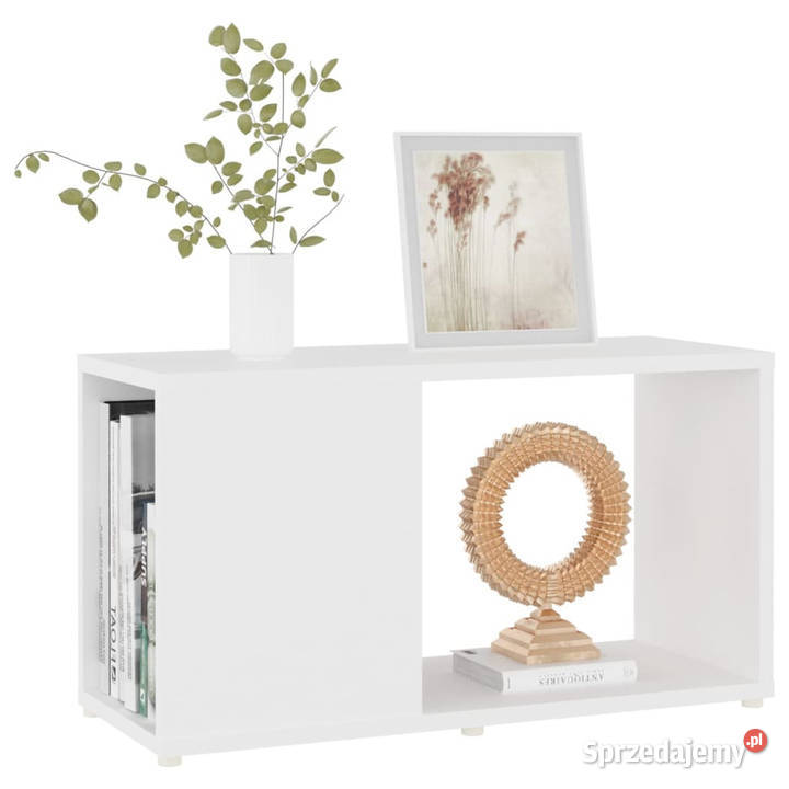 Szafka pod TV biała 60x24x32 materiał Warszawa