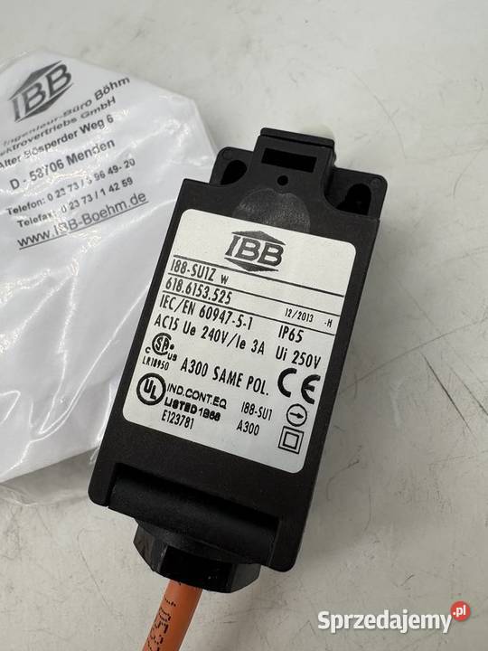 IBB 188SU1Z 6186153525 Limit Switch Biznes i Przemysł Warszawa