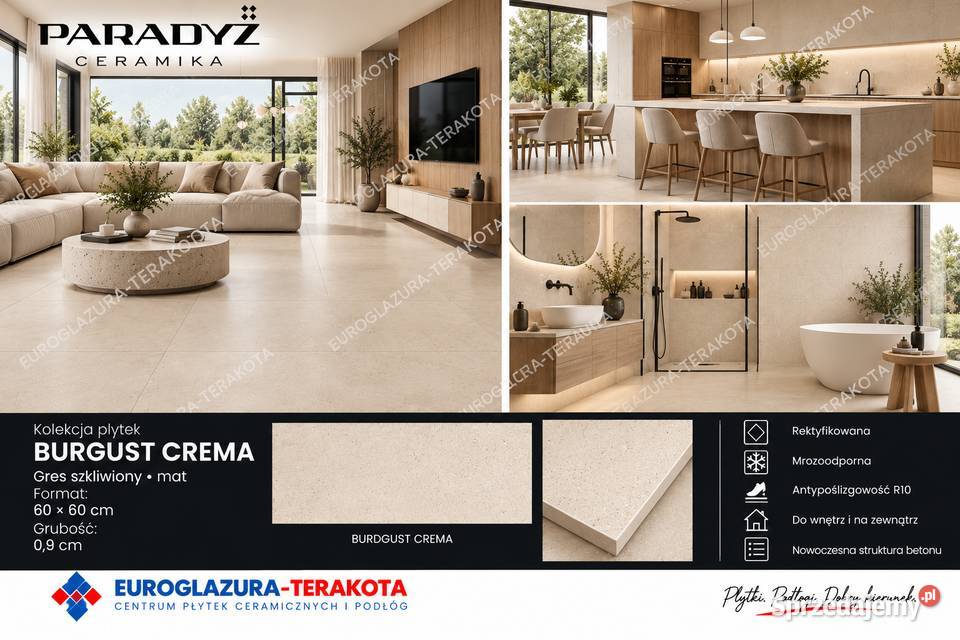gres 5981198 burgdust crema rektyfikiowany Gorzów Wielkopolski