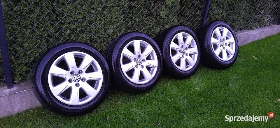 Felgi aluminiowe 5x112 16 opony letnie audi swat
