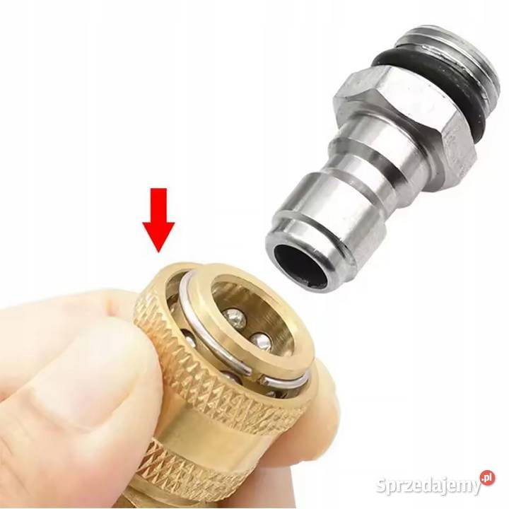 Adapter Szybkozłącze 14 na 14 Mosiądz Stal małopolskie Ludźmierz