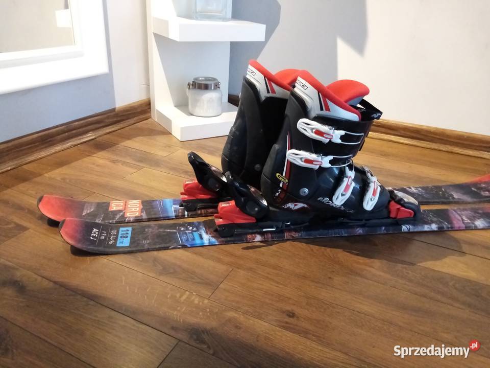 Narty Nordica Ace J Twin Tip 118 juniorskie śląskie Racibórz sprzedam