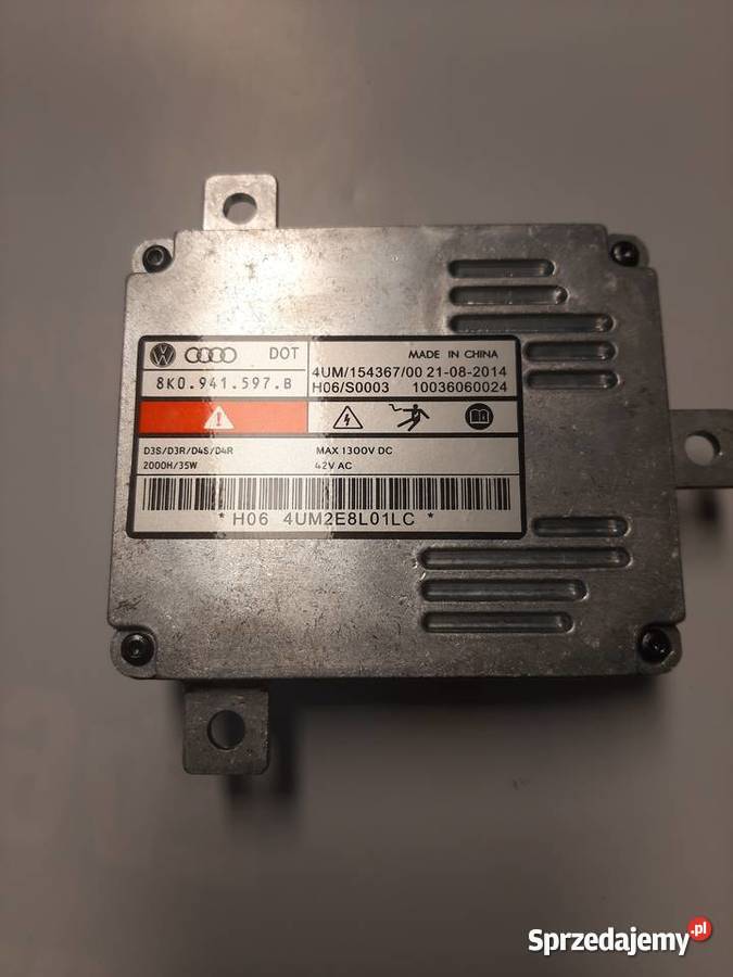 Przetwornica xenon Skoda VW Audi 8K0941597B Ksawerów