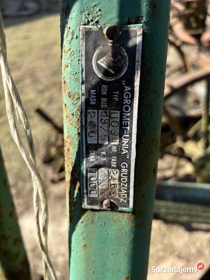 Pług dwuskibowy AGROMETUNIA nieuszkodzony podkarpackie Potakówka sprzedam
